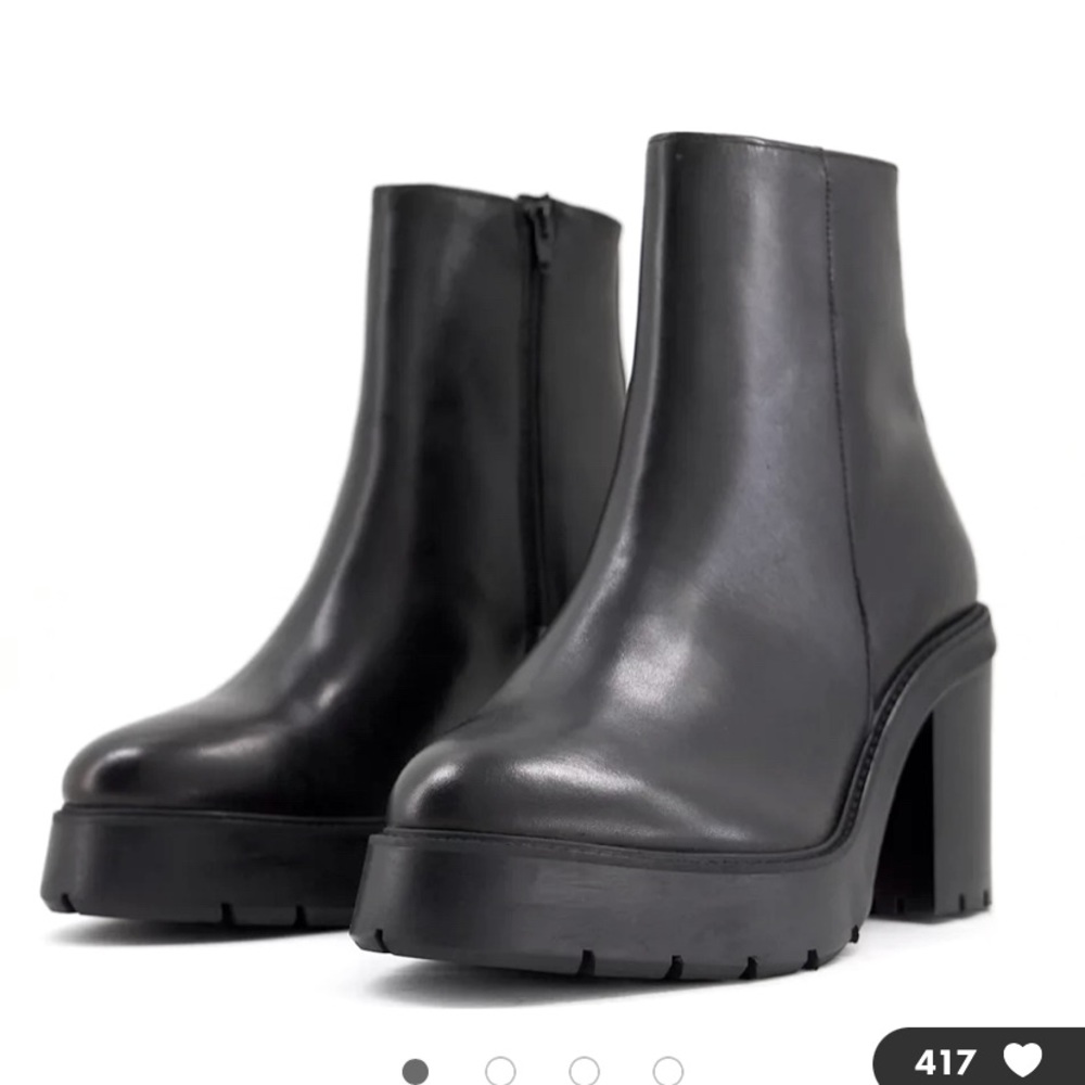 New  ASOS Chelsea platform black boots